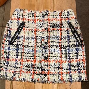 Rag & Bone Multicolor Tweed Mini Skirt